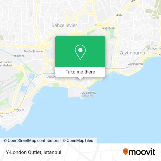 Y-London Outlet map