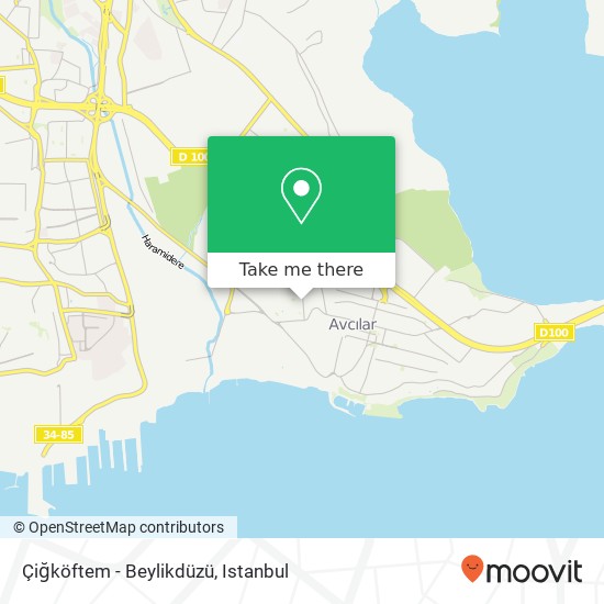 Çiğköftem - Beylikdüzü, Migros Sokak 34310 Cihangir, İstanbul map