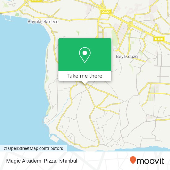 Magic Akademi Pizza, 34528 Dereağzı, İstanbul map