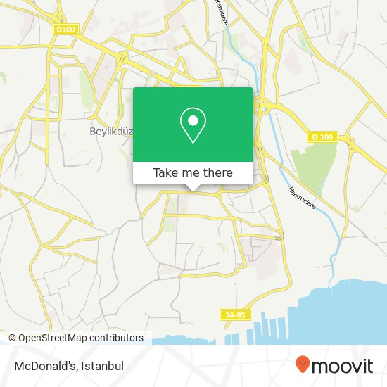 McDonald's, Kavaklı Caddesi 34520 Kavaklı, İstanbul map