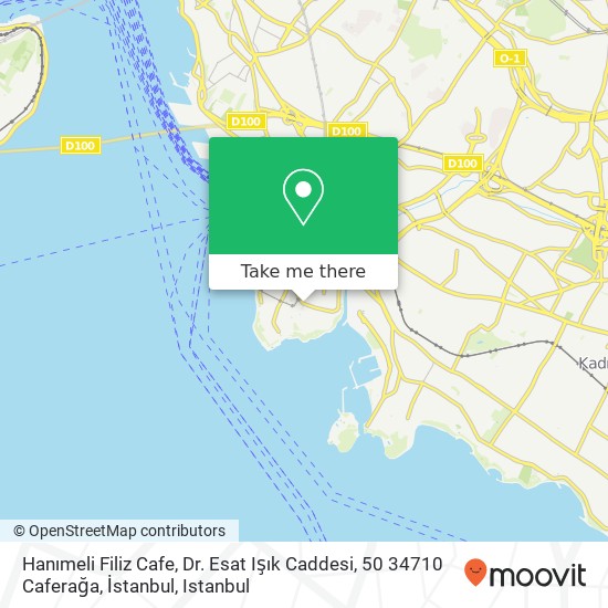 Hanımeli Filiz Cafe, Dr. Esat Işık Caddesi, 50 34710 Caferağa, İstanbul map