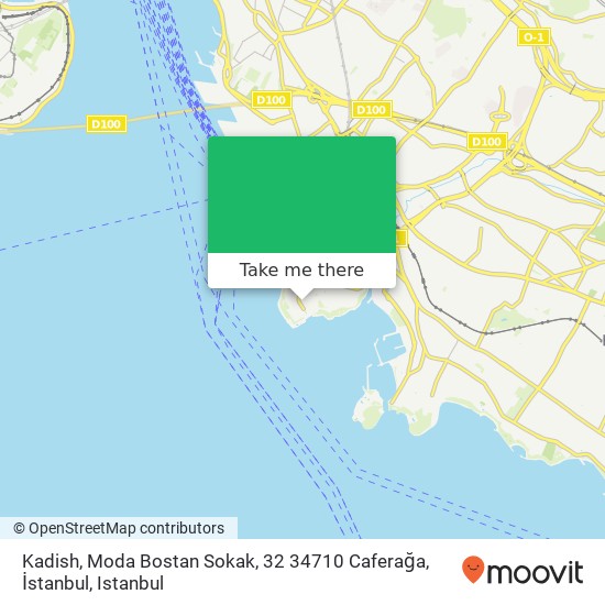 Kadish, Moda Bostan Sokak, 32 34710 Caferağa, İstanbul map