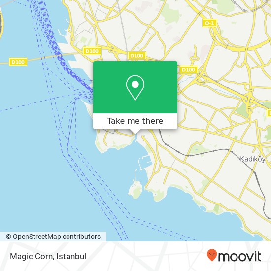 Magic Corn, Yoğurtçu Parkı 34710 Caferağa, Kadıköy map