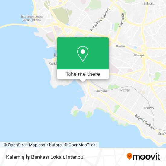 Kalamış İş Bankası Lokali map
