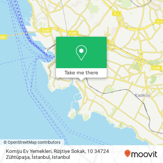 Komşu Ev Yemekleri, Rüştiye Sokak, 10 34724 Zühtüpaşa, İstanbul map