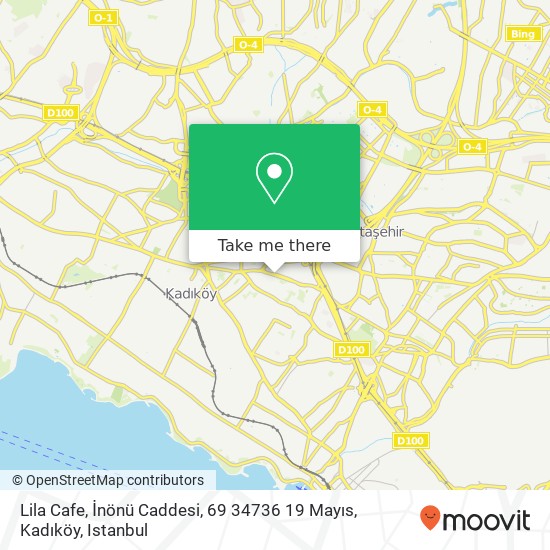 Lila Cafe, İnönü Caddesi, 69 34736 19 Mayıs, Kadıköy map