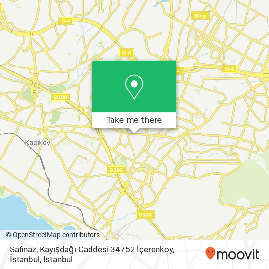 Safinaz, Kayışdağı Caddesi 34752 İçerenköy, İstanbul map