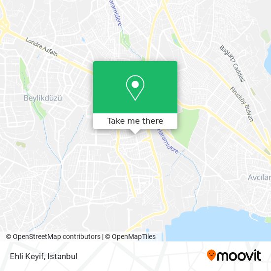 how to get to ehli keyif in beylikduzu by bus cable car or train