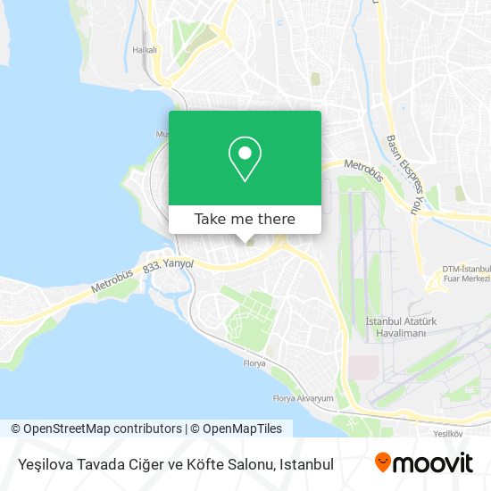 Yeşilova Tavada Ciğer ve Köfte Salonu map