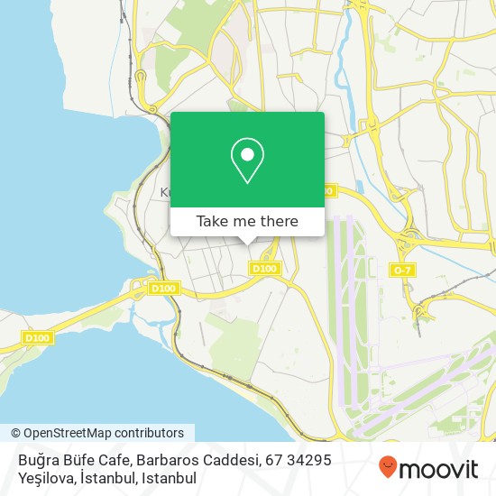 Buğra Büfe Cafe, Barbaros Caddesi, 67 34295 Yeşilova, İstanbul map