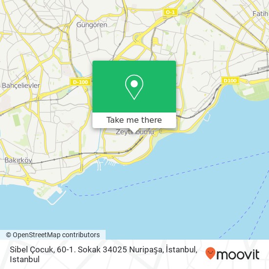 Sibel Çocuk, 60-1. Sokak 34025 Nuripaşa, İstanbul map