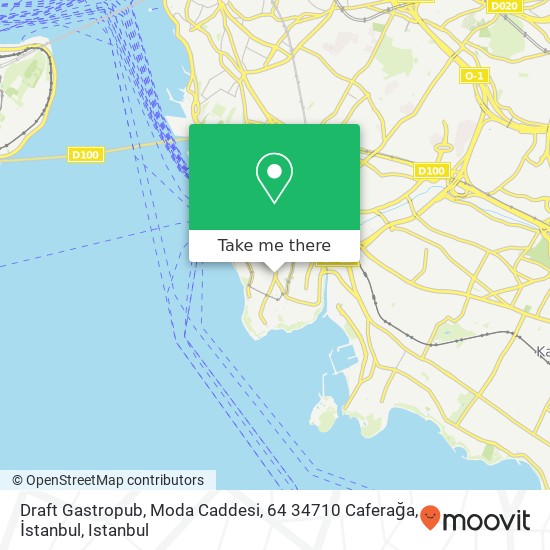 Draft Gastropub, Moda Caddesi, 64 34710 Caferağa, İstanbul map