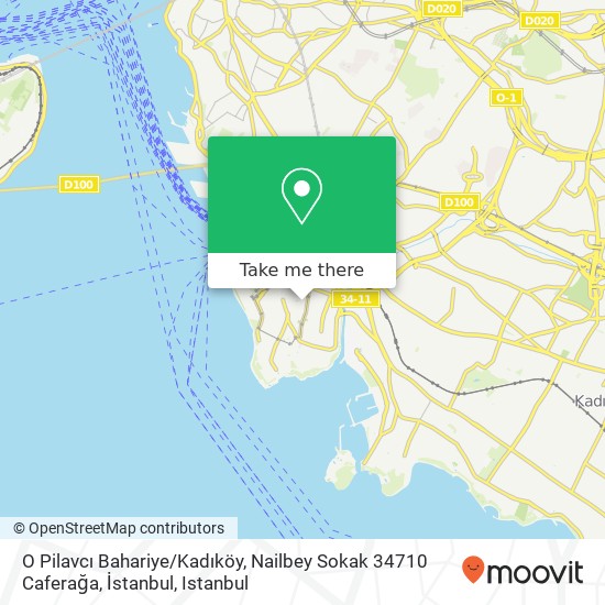 O Pilavcı Bahariye / Kadıköy, Nailbey Sokak 34710 Caferağa, İstanbul map