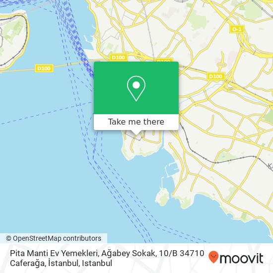 Pita Manti Ev Yemekleri, Ağabey Sokak, 10 / B 34710 Caferağa, İstanbul map