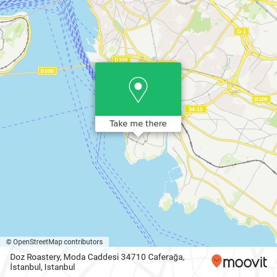 Doz Roastery, Moda Caddesi 34710 Caferağa, İstanbul map