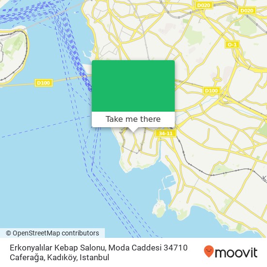 Erkonyalılar Kebap Salonu, Moda Caddesi 34710 Caferağa, Kadıköy map