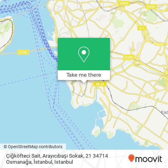 Çiğköfteci Sait, Arayıcıbaşı Sokak, 21 34714 Osmanağa, İstanbul map