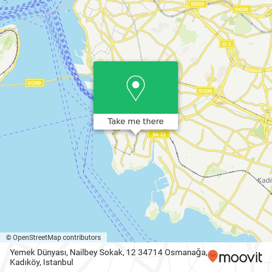 Yemek Dünyası, Nailbey Sokak, 12 34714 Osmanağa, Kadıköy map