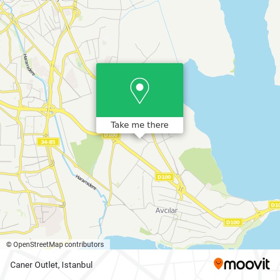 Caner Outlet map