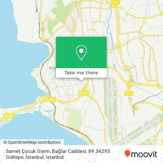 Samet Çocuk Giyim, Bağlar Caddesi, 89 34295 Gültepe, İstanbul map