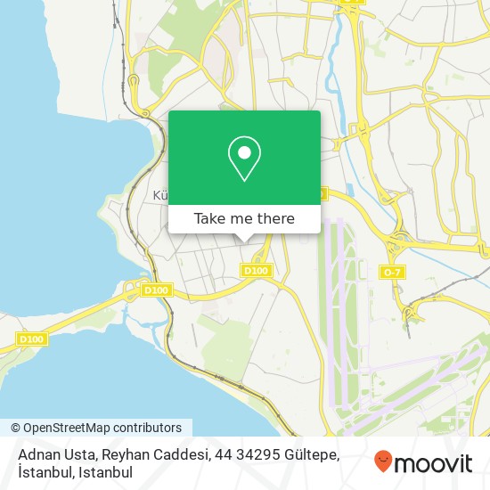 Adnan Usta, Reyhan Caddesi, 44 34295 Gültepe, İstanbul map