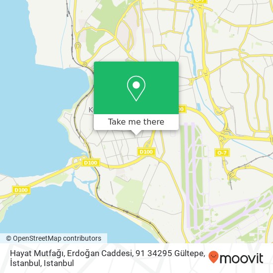 Hayat Mutfağı, Erdoğan Caddesi, 91 34295 Gültepe, İstanbul map