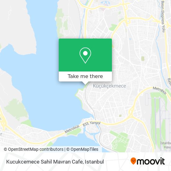 Kucukcemece Sahil Mavran Cafe map