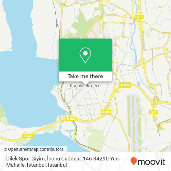 Dilek Spor Giyim, İnönü Caddesi, 146 34290 Yeni Mahalle, İstanbul map