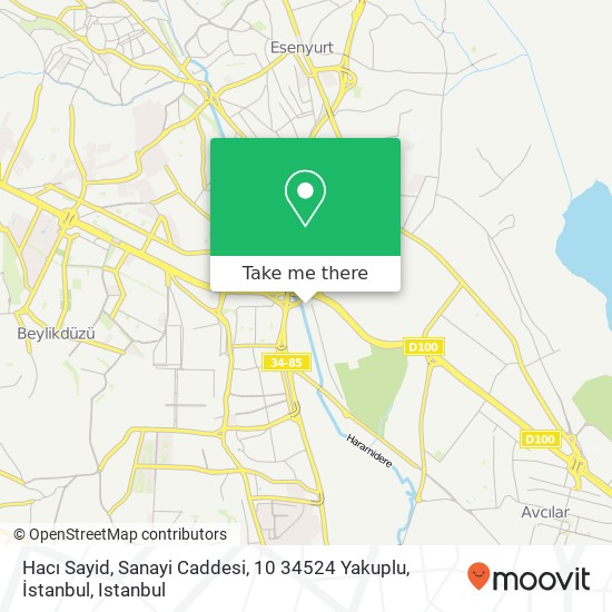 Hacı Sayid, Sanayi Caddesi, 10 34524 Yakuplu, İstanbul map