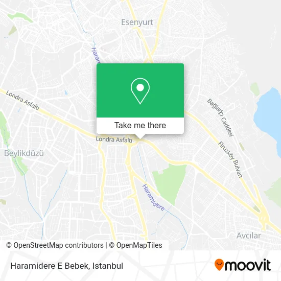 Haramidere E Bebek map