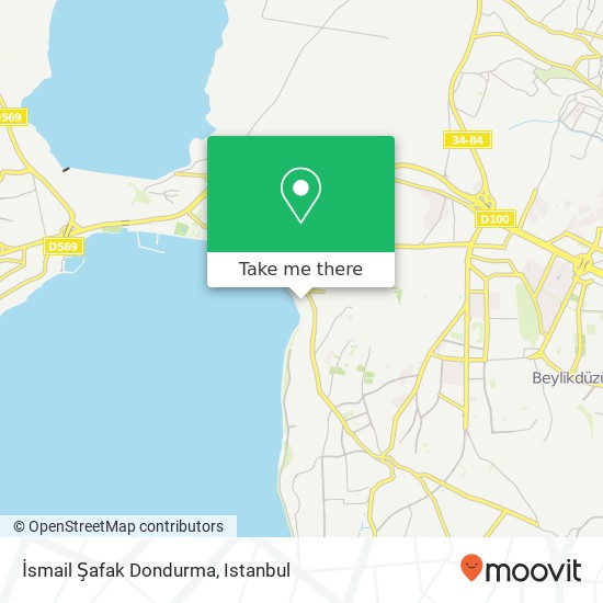 İsmail Şafak Dondurma, 34500 Atatürk, İstanbul map