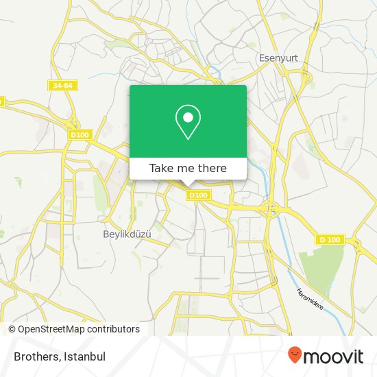 Brothers, 34515 Güzelyurt, Esenyurt map