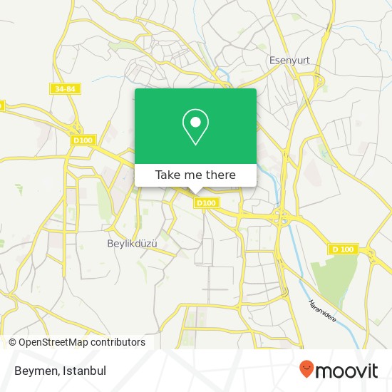 Beymen, 34515 Güzelyurt, Esenyurt map