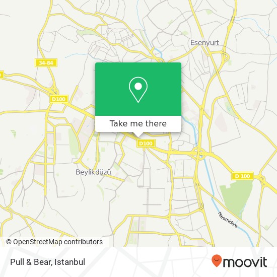 Pull & Bear, 34515 Güzelyurt, Esenyurt map