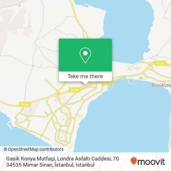 Gasik Konya Mutfagi, Londra Asfaltı Caddesi, 70 34535 Mimar Sinan, İstanbul map