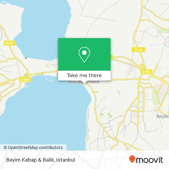 Beyim Kebap & Balik, Kordon Boyu Caddesi 34500 Atatürk, İstanbul map