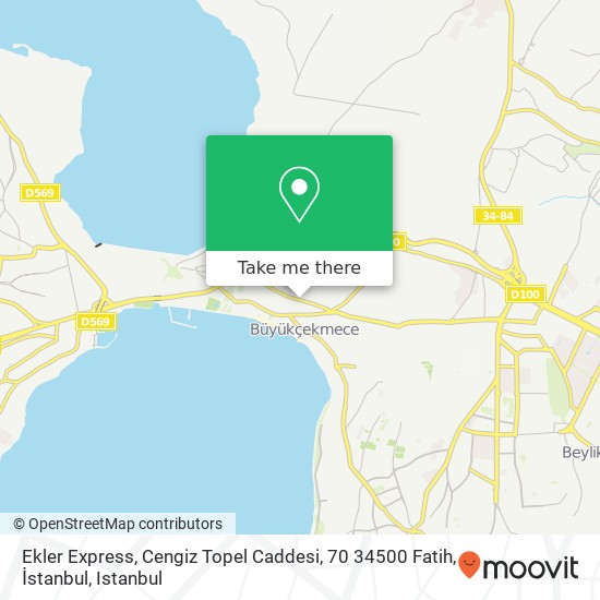 Ekler Express, Cengiz Topel Caddesi, 70 34500 Fatih, İstanbul map