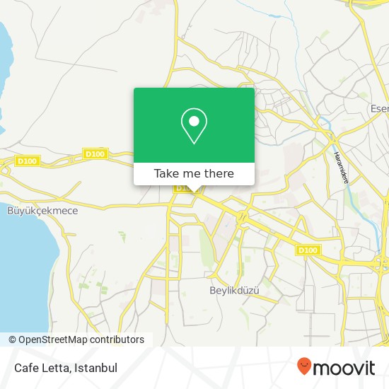 Cafe Letta, 34500 Cumhuriyet, Büyükçekmece map