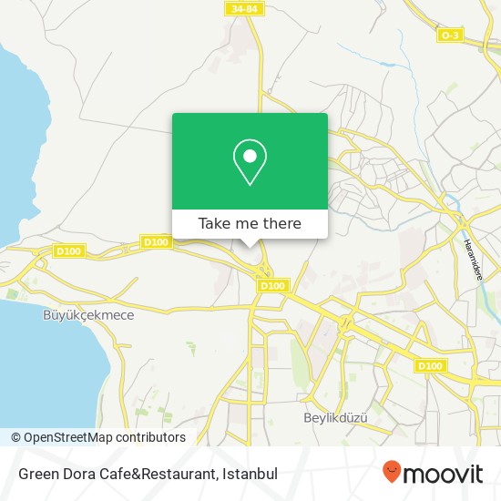 Green Dora Cafe&Restaurant, 34522 Atatürk, Esenyurt map