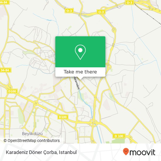 Karadeniz Döner Çorba, Fatih Sultan Mehmet Caddesi 34513 Talatpaşa, Esenyurt map