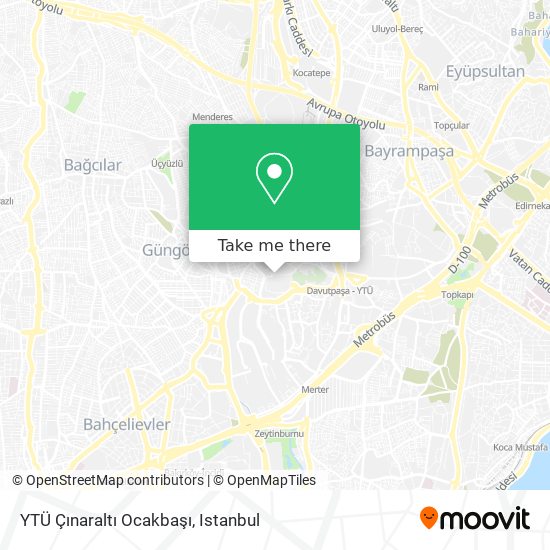 YTÜ Çınaraltı Ocakbaşı map