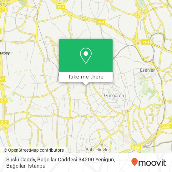 Süslü Caddy, Bağcılar Caddesi 34200 Yenigün, Bağcılar map