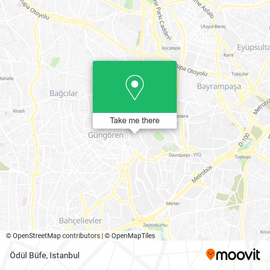 Ödül Büfe map