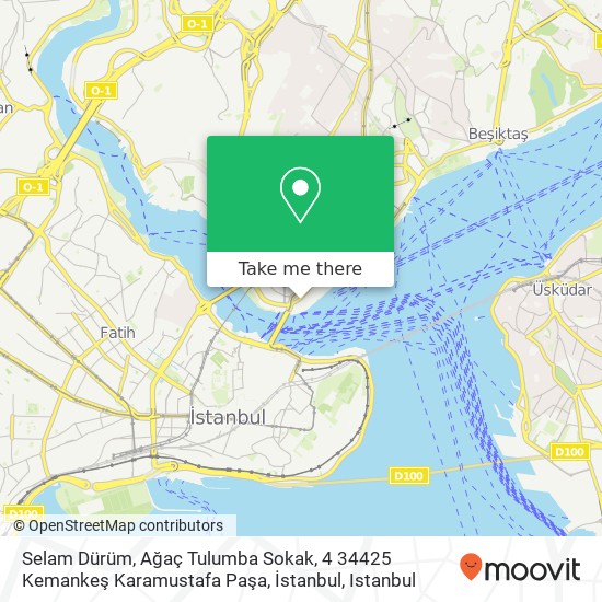 Selam Dürüm, Ağaç Tulumba Sokak, 4 34425 Kemankeş Karamustafa Paşa, İstanbul map