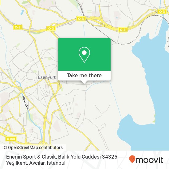 Enerjin Sport & Clasik, Balık Yolu Caddesi 34325 Yeşilkent, Avcılar map