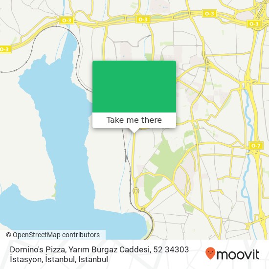 Domino's Pizza, Yarım Burgaz Caddesi, 52 34303 İstasyon, İstanbul map