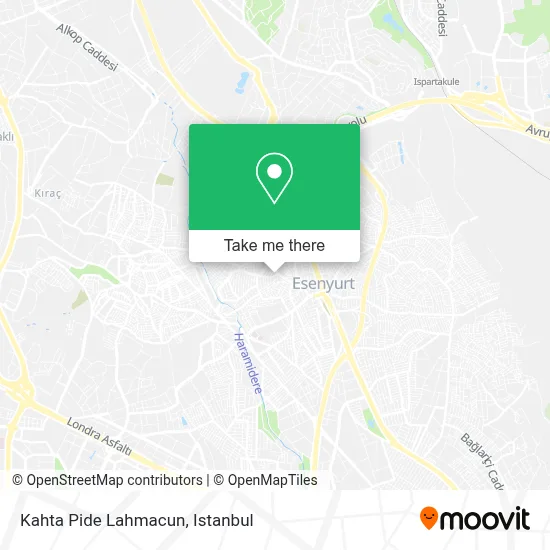 Kahta Pide Lahmacun map