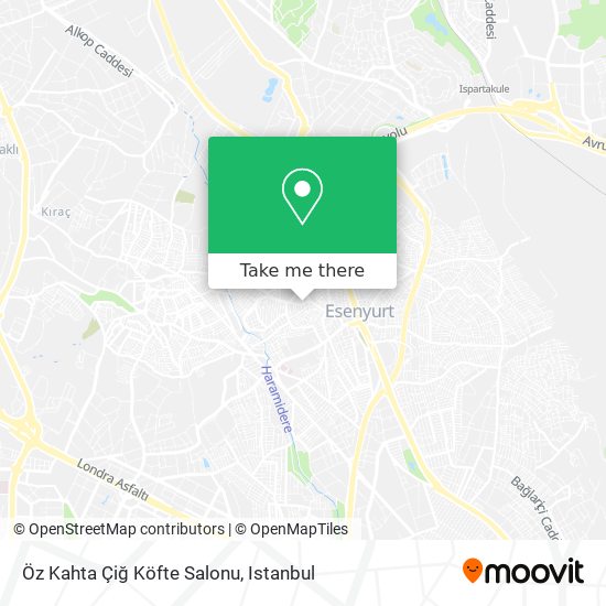 Öz Kahta Çiğ Köfte Salonu map