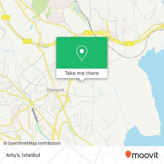 Arby's, 68. Sokak, 50 34325 Yeşilkent, İstanbul map