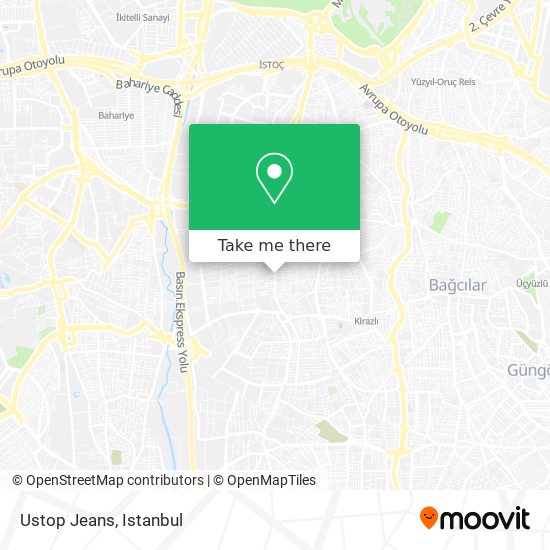 Ustop Jeans map